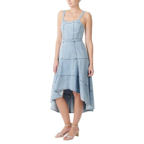 Badgley Mischka | Dresses | High Low Denim Dress | Poshmark Badgley Mischka | Dresses | High Low Denim Dress | Poshmark